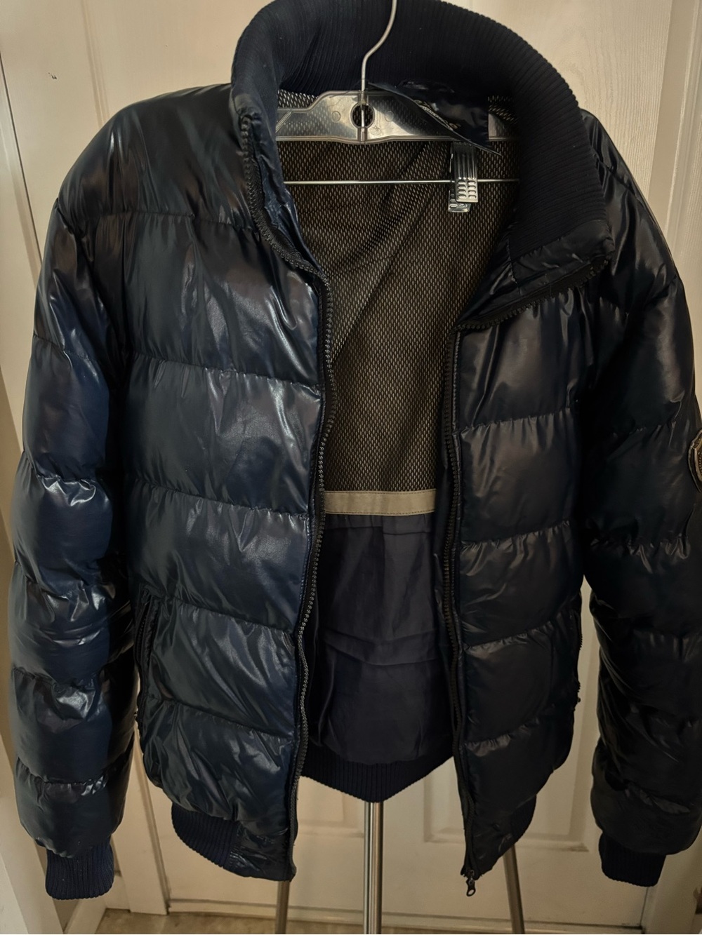 FA Alex line Navy Shiny Jacket